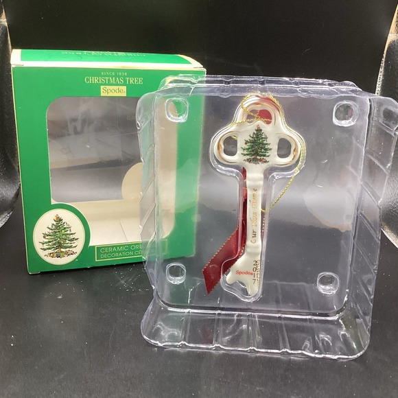 Spode Christmas Ornament - "Our New Home"-Key‎ - In Original Box - Holiday Decor - Picture 2 of 3